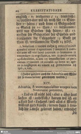 [Adverbia & voces materialiter accept.]