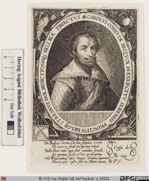 Bildnis Carl Bonaventura Graf von Bucquoi (Bucquoy), Herr von Longueval