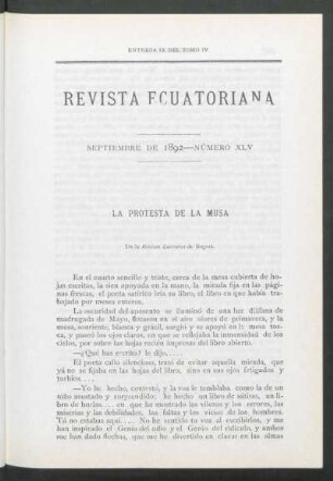 Septiembre de 1892 - Número XLV