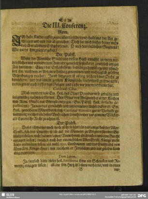 Die III. Conferenz