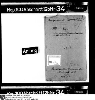 Übergabe des Schriftguts des ehemaligen Tribunalgerichts Quakenbrück an die Justizkanzlei Osnabrück