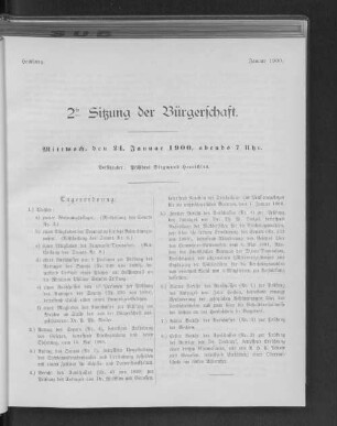 2te Sitzung