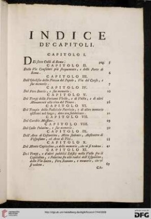 Indice de'capitoli