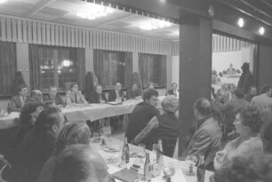 Gemeinsame Wahlkampfveranstaltung der CDU-Ortsvereine Weststadt, Nordweststadt und Mühlburg zur Landtagswahl Baden-Württemberg am 16. März 1980 in der Gaststätte "Goldenes Lamm"