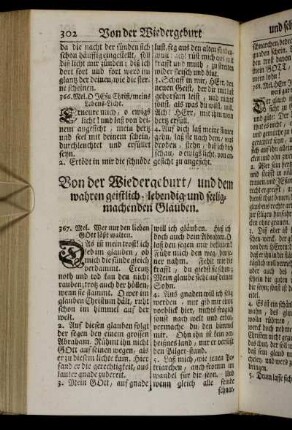 Von der Wiedergeburt, und dem wahren geistlich lebendig und seelig-machenden Glauben
