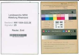 Entnazifizierung Emil Reuter , geb. 20.06.1903 (Lehrer)
