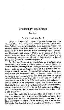 Erinnerungen aus Keilhau