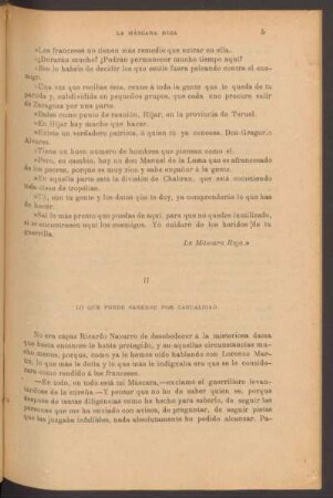 II - Lo que puede saberse por casualidad