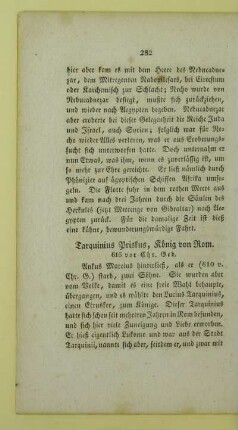 Tarquinius Priskus, König von Rom