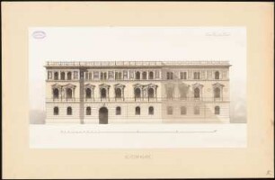 Ständehaus, Düsseldorf: Ansicht der Seitenfassade