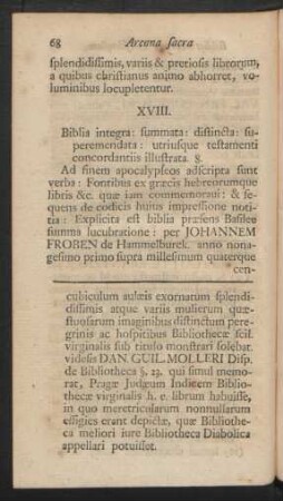 XVIII. Biblia integra: summata: distincta: superemendata: ...
