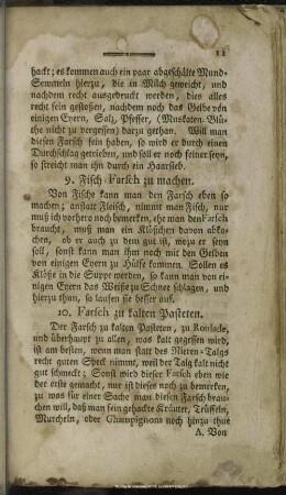 10. Farsch zu kalten Pasteten