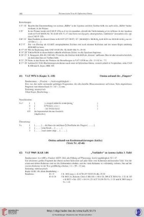 Omina anhand von Keulenmarkierungen (kakku)