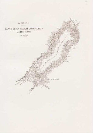 Carte No. 7. Carte de la région Dong-Song - Lang-Son