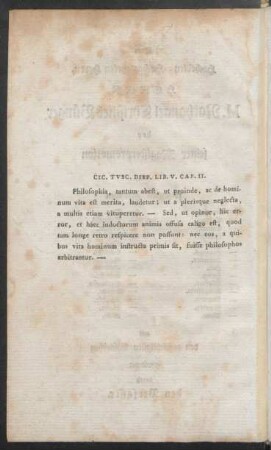 Cic. Tusc. Disp. Lib. V. Cap. II.