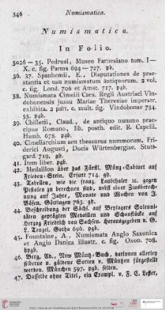 Nunismatica (Nr. 5026 - 5380)