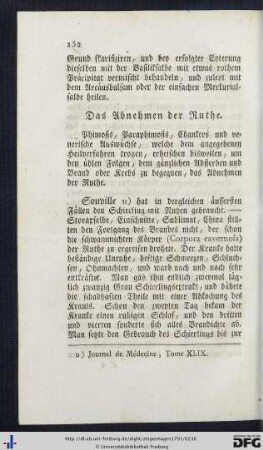Das Abnehmen der Ruthe.