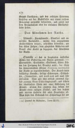Das Abnehmen der Ruthe.