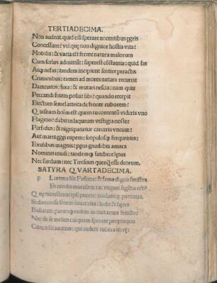 Satyra Qvartadecima.
