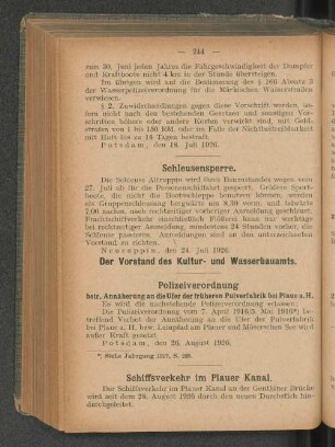 Schiffsverkehr im Plauer Kanal.