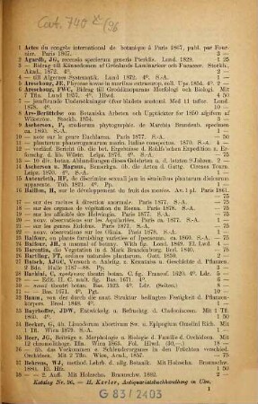 Antiquarischer Katalog von Heinrich Kerler, 96,2