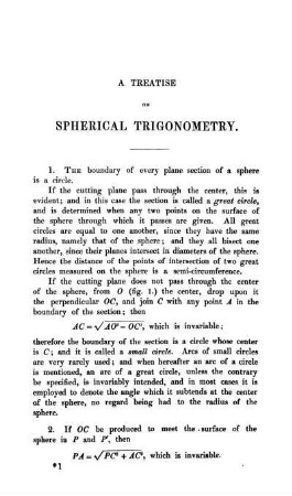 A Treatise on Spherical Trigonometry.