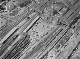 Hauptbahnhof, Brückenbau, 1992