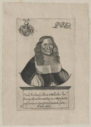 Bildnis des Carolus Ferdinandus à Seeau