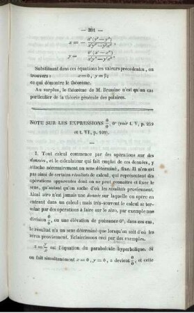Note sur les expressions...