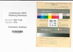Entnazifizierung Gottfried Koslowski , geb. 08.04.1914 (Polizist)