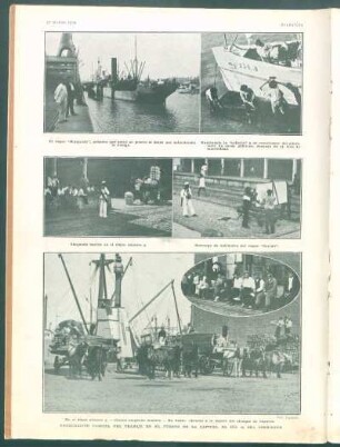 Reanudación parcial del trabajo en el puerto de la capital, el día 19 del corriente