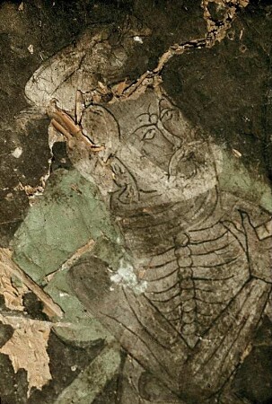 Buddha mit anbetendem Brahmanen