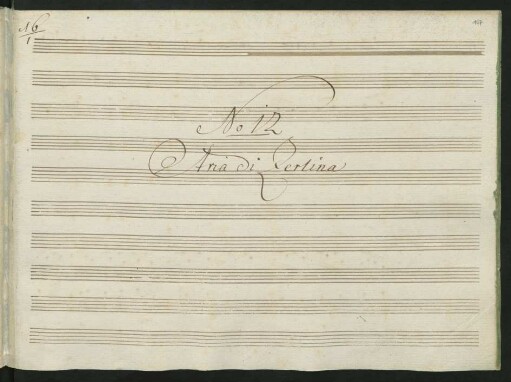 No. 12. Aria: Batti, batti, o bel Masetto