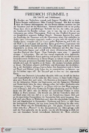 Friedrich Stummel †