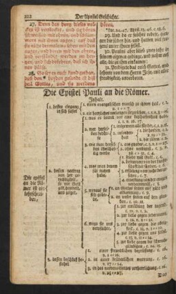 Die Epistel Pauli an die Römer.