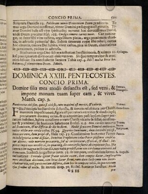 601-614, Dominica XXIII. Pentecostes