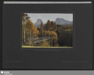 Falkenstein und Schrammsteine in der Sächsischen Schweiz