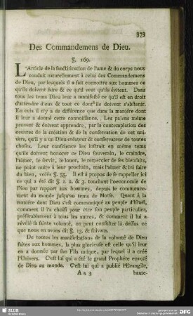 Des Commandemens de Dieu