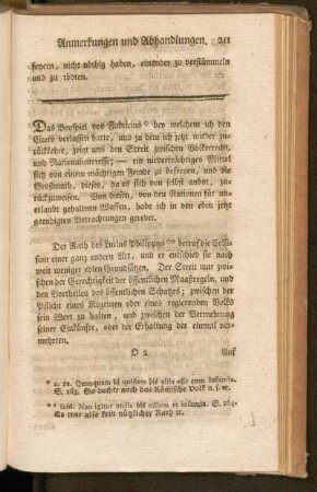 Das Beyspiel des Fabricius ...