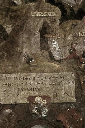 Sarazenenüberfall vor dem Rundtempel des Elias auf dem Berg Karmel