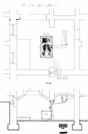 Sigmaringen: Empfangsgebäude Verwaltungsgebäude GR UG,Detail Boiler (Wirtschaftsküche)