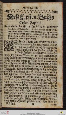 Deß Ersten Buchs