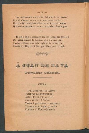 Á Juan de Nava : Payador oriental. - Cifra.