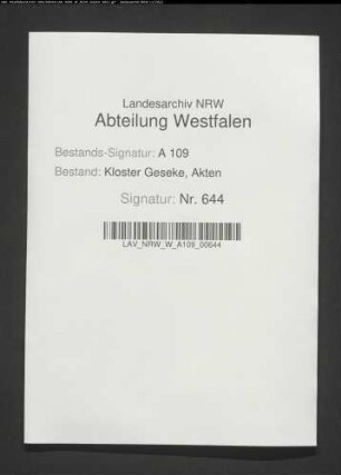Kellnerei-Register.