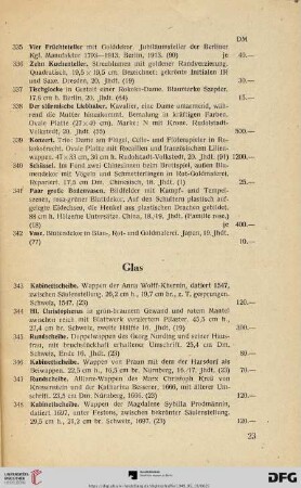 Glas (Nr. 343-369)