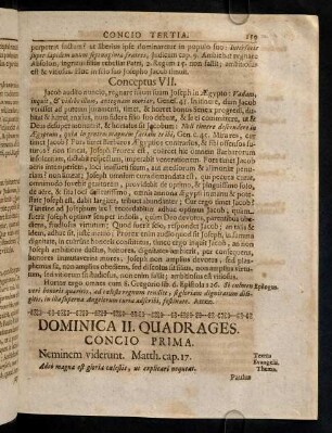159-172, Dominica II. Quadragesimae