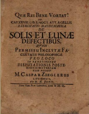 De solis et lunae defectibus