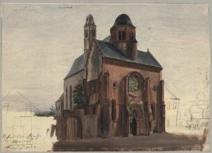Die Kirche St. Paulus in Worms, Vorhalle von Nordwesten