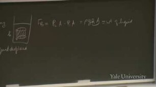 20. Fluid Dynamics and Statics and Bernoulli's Equation