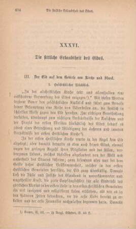 604-623 Die sittliche Erlaubtheit des Eides : Fortsetzung